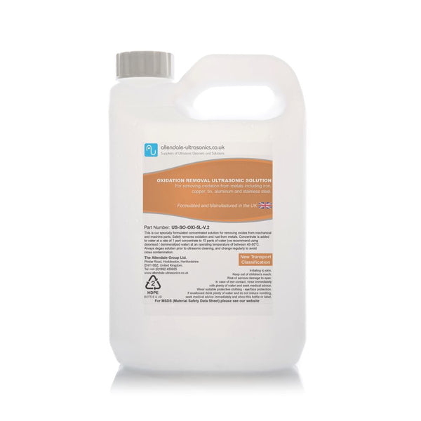 5 Litre Rust Remover Oxide Ultrasonic Cleaner Solution