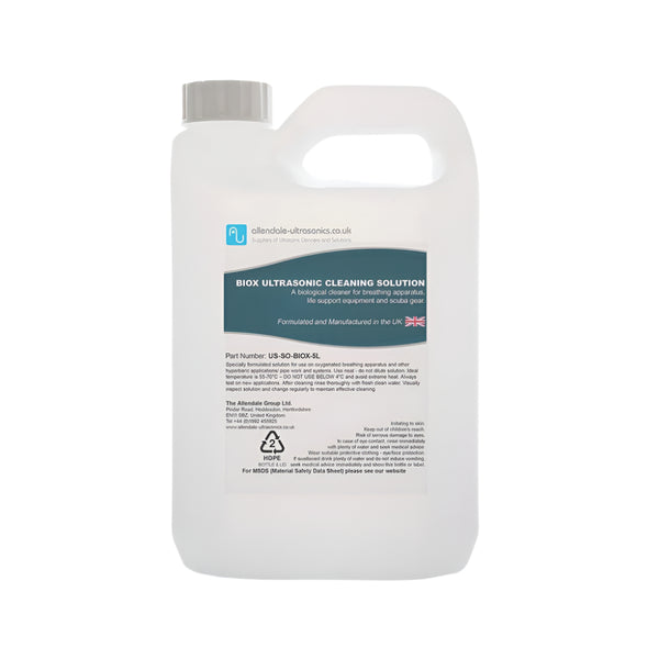 5 Litre BIOX Ultrasonic Cleaner Fluid