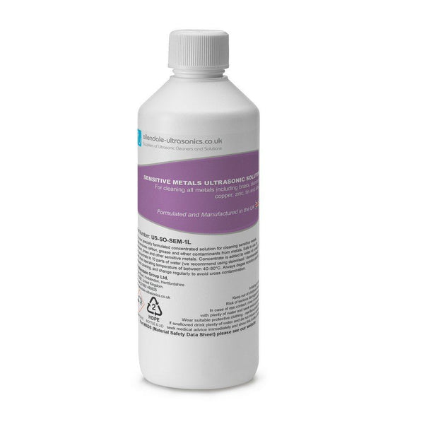 1 Litre Sensitive Metals Ultrasonic Cleaner Solution